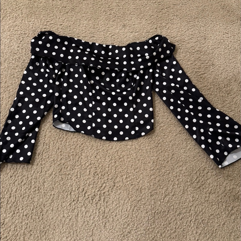 Polka dot top